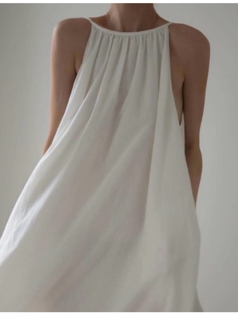 Jenni Kayne White Drift Maxi Dress Sz Large - Picture 3 of 14